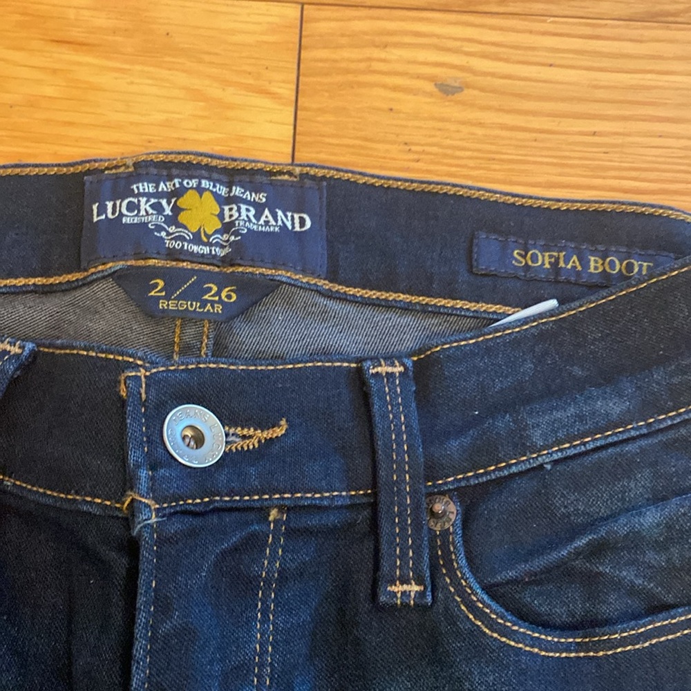 EUC⭐️ LUCKY BRAND Sophia Boot Women’s Jeans Size 2/26 Regular - Picture 2 of 4